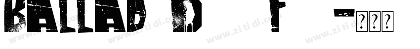 BalladofDwightFrye字体转换