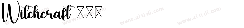 Witchcraft字体转换