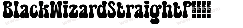 BlackWizardStraightP字体转换