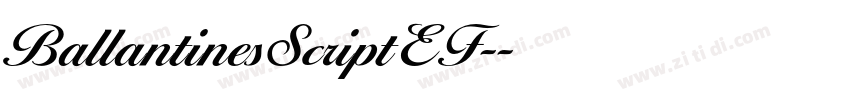 BallantinesScriptEF-字体转换