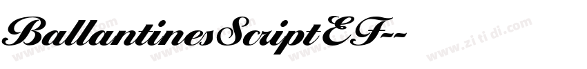 BallantinesScriptEF-字体转换