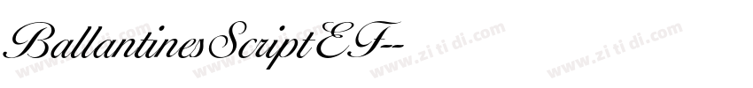 BallantinesScriptEF-字体转换