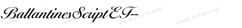 BallantinesScriptEF-字体转换