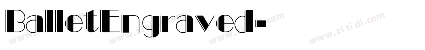 BalletEngraved字体转换