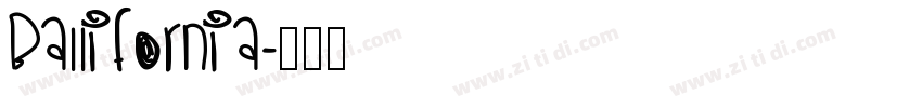 Ballifornia字体转换