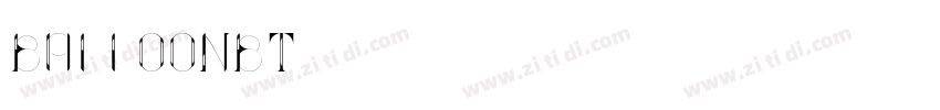 BalloonBT字体转换