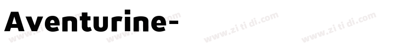 Aventurine字体转换