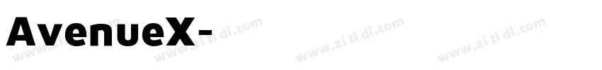 AvenueX字体转换