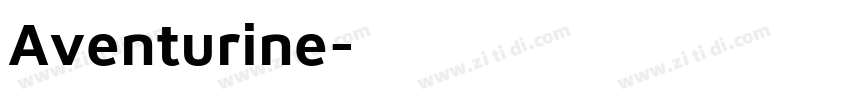 Aventurine字体转换