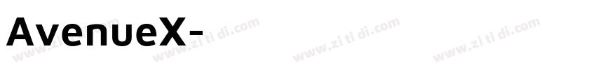 AvenueX字体转换