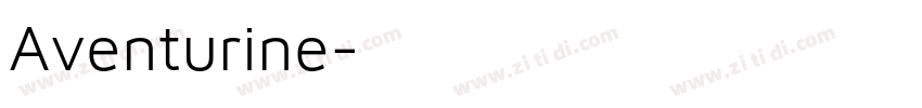 Aventurine字体转换