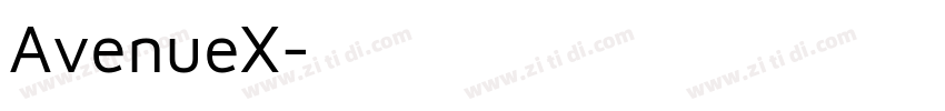 AvenueX字体转换