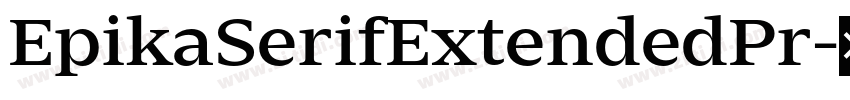 EpikaSerifExtendedPr字体转换