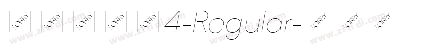 清松手寫體4-Regular字体转换