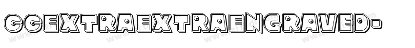 CCExtraExtraEngraved字体转换