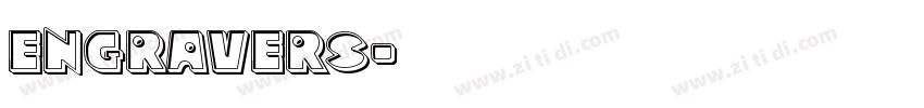engravers字体转换