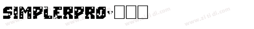 SimplerPro字体转换