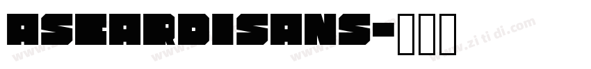 AscardiSans字体转换