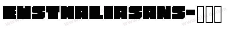 EusthaliaSans字体转换
