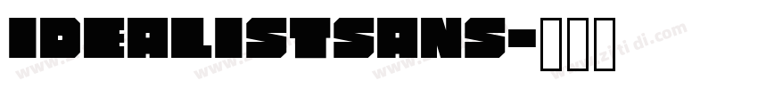 IdealistSans字体转换