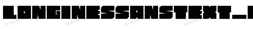 LonginesSansText_BE字体转换