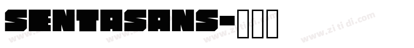 SentaSans字体转换
