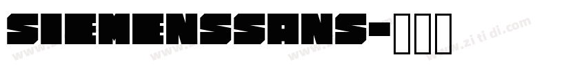 SiemensSans字体转换