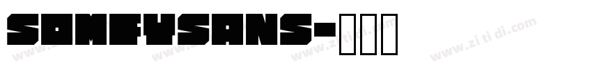SomfySans字体转换 SomfySans字体转换