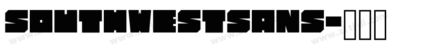 SouthwestSans字体转换