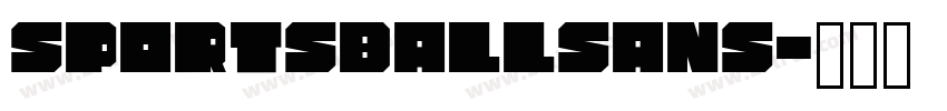 SportsballSans字体转换