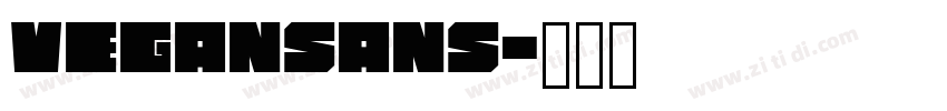 VeganSans字体转换
