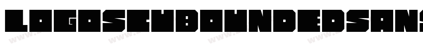 logoSCUboundedSans字体转换