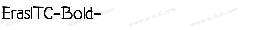ErasITC-Bold字体转换