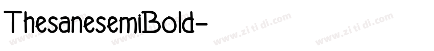 ThesanesemiBold字体转换