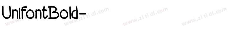 UnifontBold字体转换