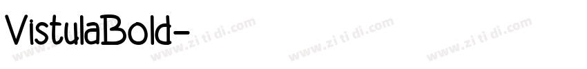 VistulaBold字体转换