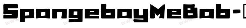 SpongeboyMeBob字体转换
