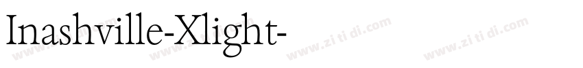 Inashville-Xlight字体转换