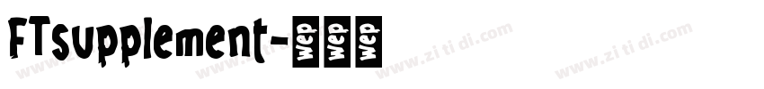 FTsupplement字体转换