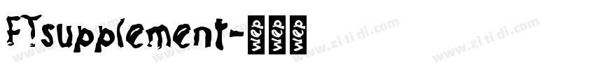 FTsupplement字体转换