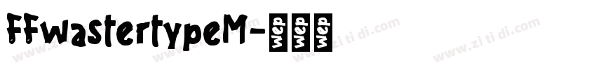FFwastertypeM字体转换