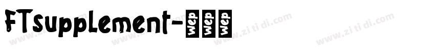 FTsupplement字体转换