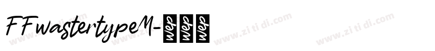 FFwastertypeM字体转换