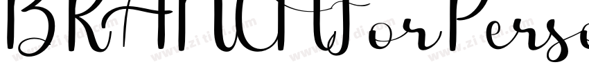 BRANCHForPersonalUse字体转换