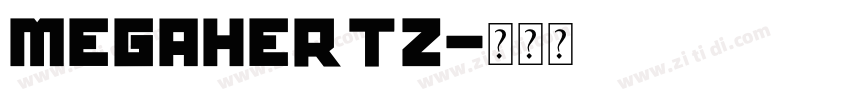 megahertz字体转换