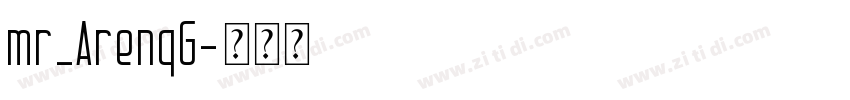 mr_ArenqG字体转换