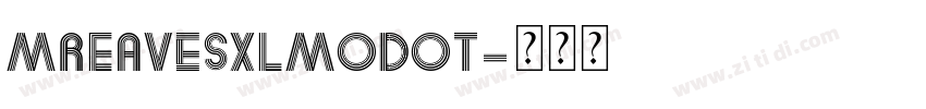 MrEavesXLModOT字体转换