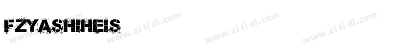 FZYaShiHeiS字体转换