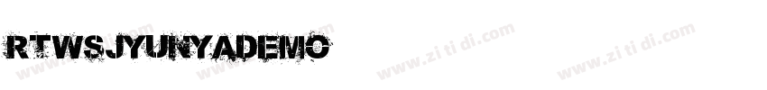 RTWSJyunYaDemo字体转换