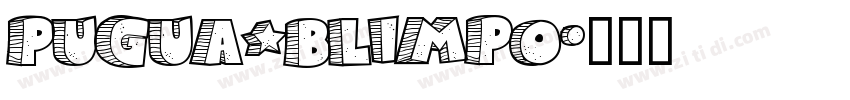 Pugua_Blimpo字体转换
